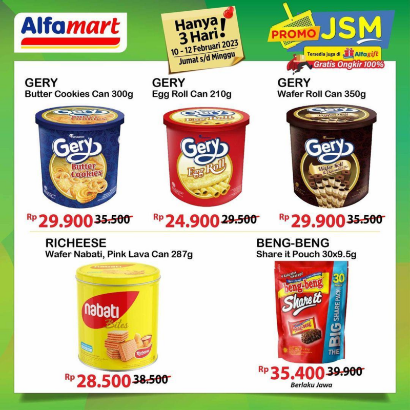 Promo JSM Alfamart Periode 10-12 Februari 2023: Diskon Lebih Gede dengan  GoPay dan Ovo - Tribunambon.com