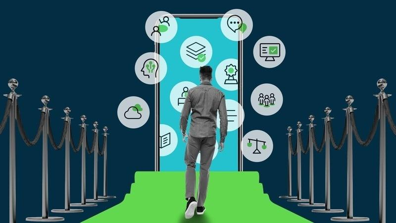 A person walking towards a door

Description automatically generated with low confidence